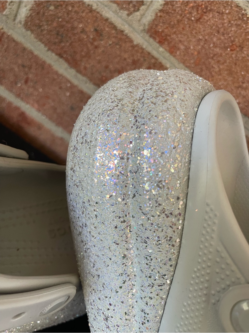 CROCS Iridescent Glitter Crush Clogs - Picture 6 of 7